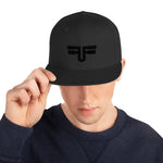 FUEL FARM - Snapback Hat - BLACK LOGO